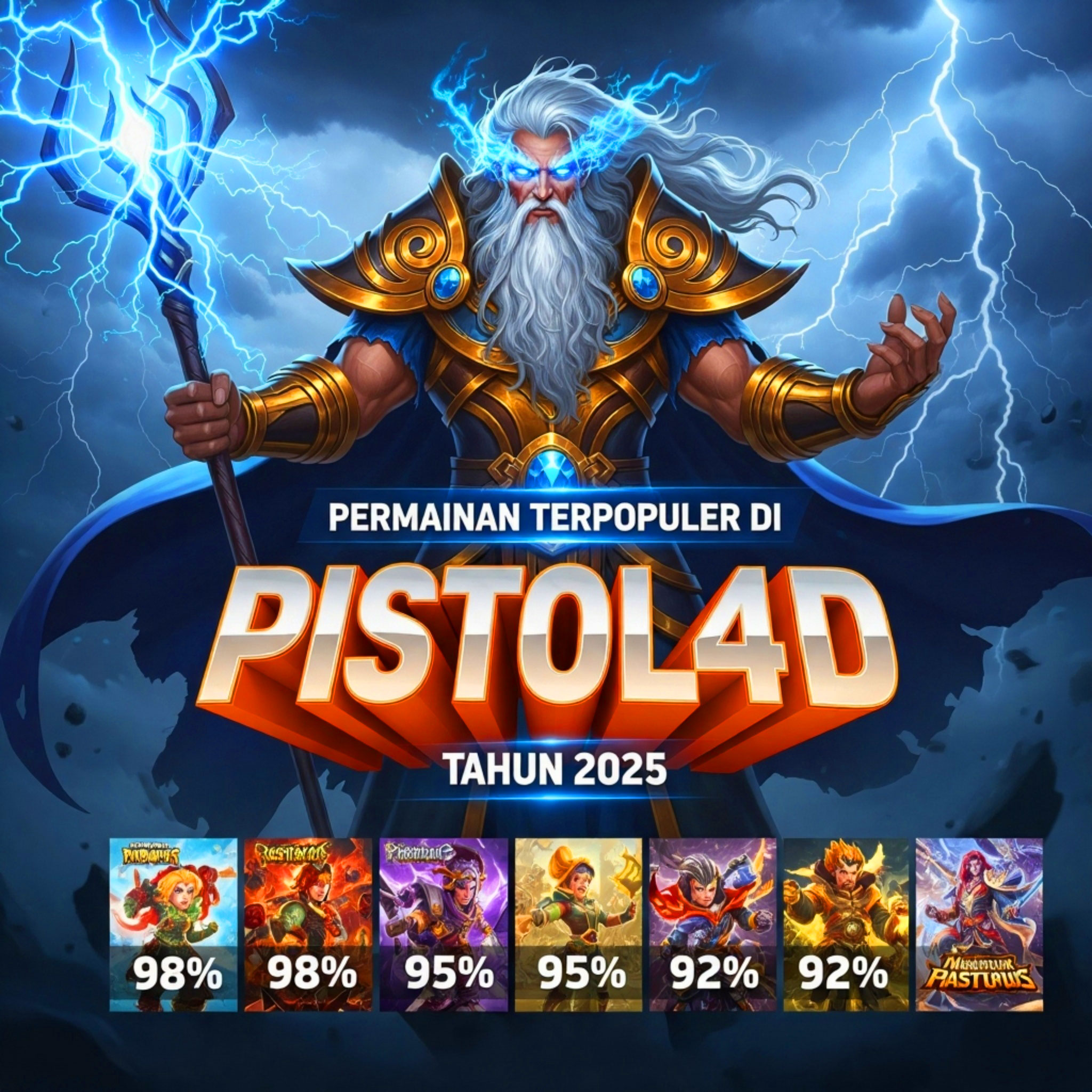 Permainan Terpopuler di PISTOL4D Tahun Ini